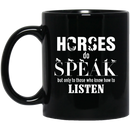 Horse Coffee Mug Horses And Coffee Make Me Feel Less Murdery 11oz - 15oz Black Mug CustomCat
