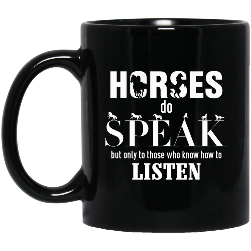 Horse Coffee Mug Horses And Coffee Make Me Feel Less Murdery 11oz - 15oz Black Mug CustomCat