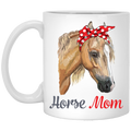 Horse Coffee Mug I Just Want Peace In My Heart Flowers In My Hair And A Horse By My Side 11oz - 15oz White Mug CustomCat