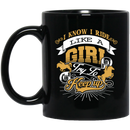 Horse Coffee Mug I Know I Ride Like A Girl Try To Keep Up Horse Girl 11oz - 15oz Black Mug CustomCat