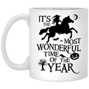 Horse Coffee Mug It's The Most Wonderful Time Of The Year For Halloween Gifts 11oz - 15oz White Mug CustomCat