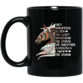 Horse Coffee Mug They Whispered To Her You Can't With Stand The Storrm I Am The Storm 11oz - 15oz Black Mug CustomCat