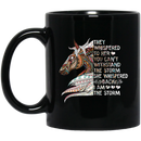 Horse Coffee Mug They Whispered To Her You Can't With Stand The Storrm I Am The Storm 11oz - 15oz Black Mug CustomCat