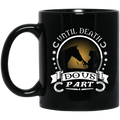 Horse Coffee Mug Until Death Do Us Part Horse Girl Lovers 11oz - 15oz Black Mug CustomCat