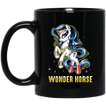 Horse Coffee Mug Wonder Horse For Wonder Female Funny Gifts 11oz - 15oz Black Mug CustomCat