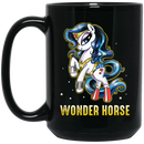 Horse Coffee Mug Wonder Horse For Wonder Female Funny Gifts 11oz - 15oz Black Mug CustomCat
