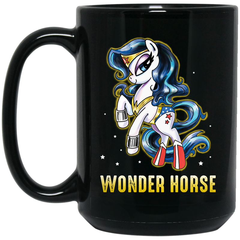 Horse Coffee Mug Wonder Horse For Wonder Female Funny Gifts 11oz - 15oz Black Mug CustomCat