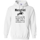 Horse girl if my mouth doesn't say it CustomCat