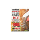 Horse I Ride My Horse Canvas interestprint