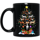 Horse Shaped as Christmas Tree Printed Mug 11 Oz - 15 Oz CustomCat