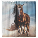 Horse Shower Curtains Beautiful Painting Of Horse Riding Shower Curtains For Bathroom Decor