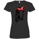 Horse T-Shirt Beautiful Horses With Her Red Headband For Women Day Gifts Tee Shirt CustomCat