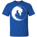 Horse T-Shirt Couple Black White Yingyang Horse Shape For Valentine Tee Gifts Tee Shirt CustomCat