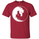 Horse T-Shirt Couple Black White Yingyang Horse Shape For Valentine Tee Gifts Tee Shirt CustomCat