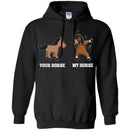 Horse T-Shirt Difference Of Your Horse And My Horse Is Dab Dancing For Funny Gifts Tee Shirt CustomCat