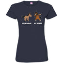 Horse T-Shirt Difference Of Your Horse And My Horse Is Dab Dancing For Funny Gifts Tee Shirt CustomCat