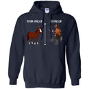 Horse T-Shirt Difference Of Your Horse And My Horse Is That Mine Is Cooler Than Yours Tee Shirt CustomCat