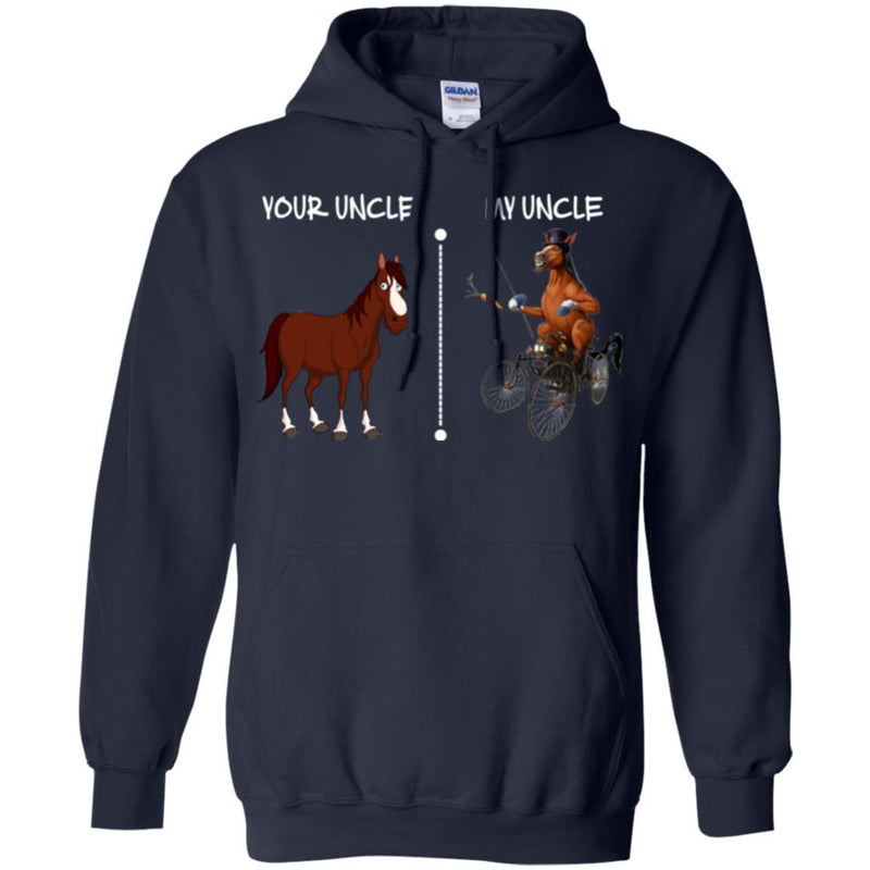 Horse T-Shirt Difference Of Your Horse And My Horse Is That Mine Is Cooler Than Yours Tee Shirt CustomCat