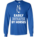 Horse T-Shirt Easily Distracted By Horses Beauty For Funny Gifts Tee Shirt CustomCat