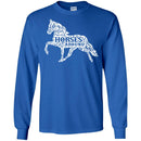 Horse T-Shirt Flowers Plants Made A Horse Shaper Life Is Better With Horse Around Tee Gift Tee Shirt CustomCat