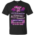 Horse T-Shirt Horse & Girl Know How To Handle Crap For Girl Birthday Gifts Tee Shirt CustomCat