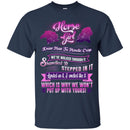 Horse T-Shirt Horse & Girl Know How To Handle Crap For Girl Birthday Gifts Tee Shirt CustomCat