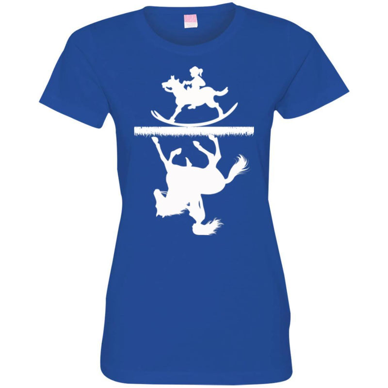 Horse T-Shirt Horse Riding Was A Dream Of Childhood Mature Too For Birthday Gifts Tee Shirt CustomCat