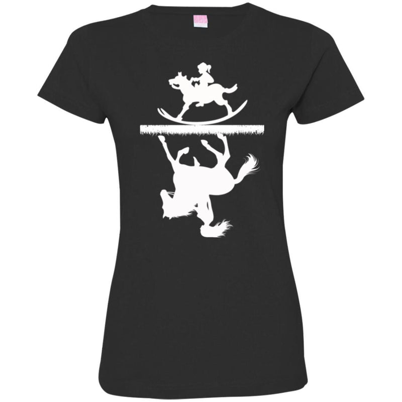 Horse T-Shirt Horse Riding Was A Dream Of Childhood Mature Too For Birthday Gifts Tee Shirt CustomCat