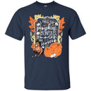 Horse T-Shirt I Fall For Pumpkins Bonfires and Horses For Halloween Gift Tee Shirt CustomCat