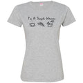 Horse T-Shirt I'm a Simple Woman Coffee Pizza Horse Tees Funny Gift Tee Shirt CustomCat