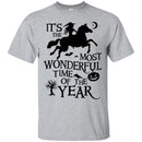 Horse T-Shirt It's The Most Wonderful Time Of The Year For Halloween Gifts Tee Shirt CustomCat
