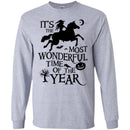 Horse T-Shirt It's The Most Wonderful Time Of The Year For Halloween Gifts Tee Shirt CustomCat