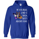 Horse T-Shirt Nice Friendship My Horse And I Talk Shit About You For Girls Birthday Tee Gift Tee Shirt CustomCat