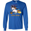 Horse T-Shirt Witch Horse Is Riding A Broom For Halloween Holiday Gifts Tee Gifts Tee Shirt CustomCat