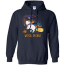 Horse T-Shirt Witch Horse Is Riding A Broom For Halloween Holiday Gifts Tee Gifts Tee Shirt CustomCat