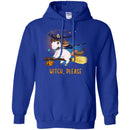 Horse T-Shirt Witch Horse Is Riding A Broom For Halloween Holiday Gifts Tee Gifts Tee Shirt CustomCat