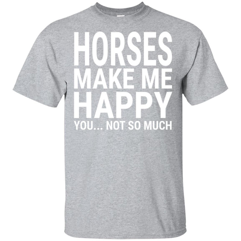 Horses Make Me Happy You Not So Much CustomCat