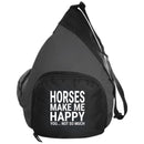 Horses Make Me Happy You Not So Much CustomCat