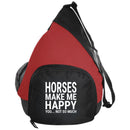 Horses Make Me Happy You Not So Much CustomCat