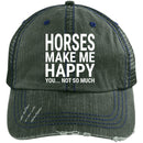 Horses Make Me Happy You Not So Much CustomCat