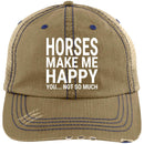 Horses Make Me Happy You Not So Much CustomCat