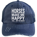 Horses Make Me Happy You Not So Much CustomCat
