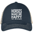 Horses Make Me Happy You Not So Much CustomCat