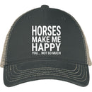 Horses Make Me Happy You Not So Much CustomCat