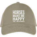 Horses Make Me Happy You Not So Much CustomCat