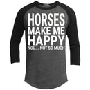 Horses Make Me Happy You Not So Much CustomCat