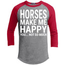 Horses Make Me Happy You Not So Much CustomCat