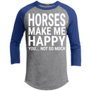 Horses Make Me Happy You Not So Much CustomCat