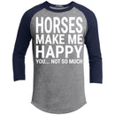 Horses Make Me Happy You Not So Much CustomCat