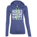 Horses Make Me Happy You Not So Much CustomCat